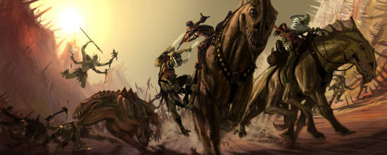 Artist Phil Saunders' conceptual art for earlier John Carter of Mars project